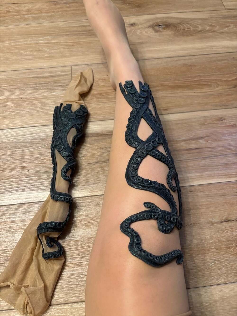 Silicone Octopus Pirate Tentacle Costume Leg or arm tights - Picture 3 of 5